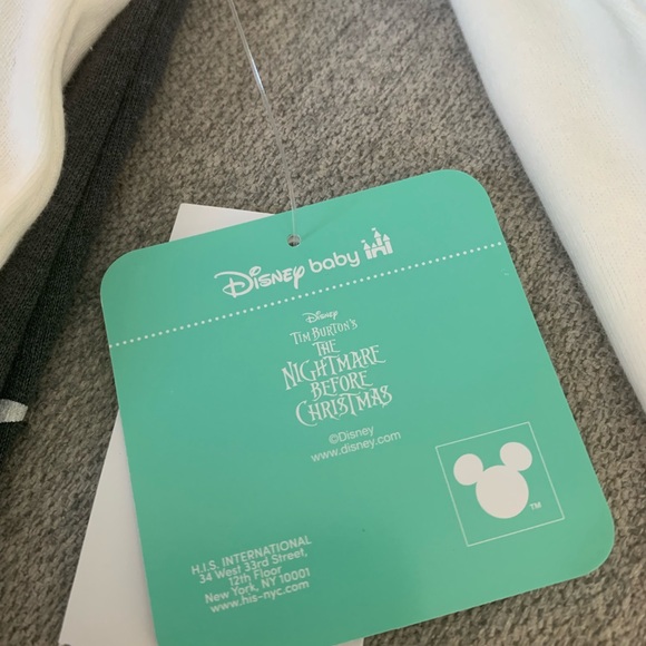 Disney Halloween Baby Bodysuit Set 0-3 months onesie, pants and bib 🎃 - Picture 5 of 7